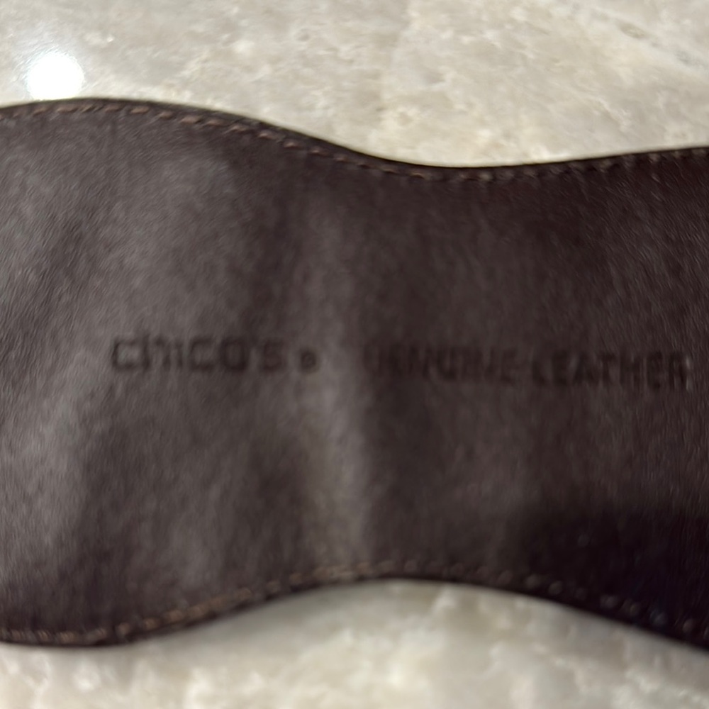 Chico’s Embroidered Brown Belt - Picture 5 of 8